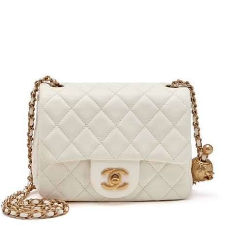 chanel white bag|New this season .